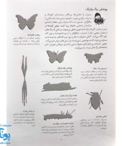 کتاب حشرات بچسبان و بیاموز ۹ به همراه ۶۰ برچسب