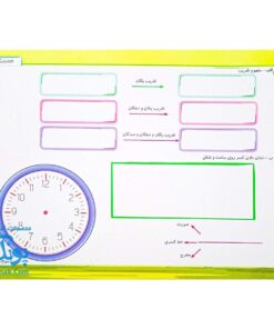 دفتر وایت بردی تمرین و تکرار ریاضی پایه سوم گراد