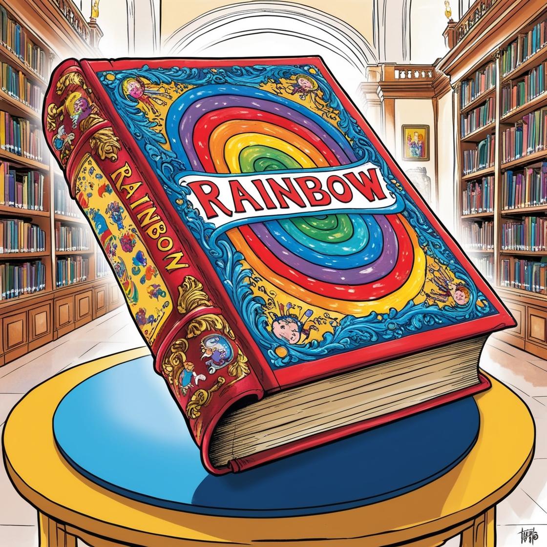 قصه شب کودکانه برای 6 ساله ها | کتابی که پر از رنگها بود